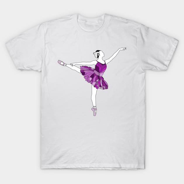 Ballet Dancer T-Shirt by edajylix